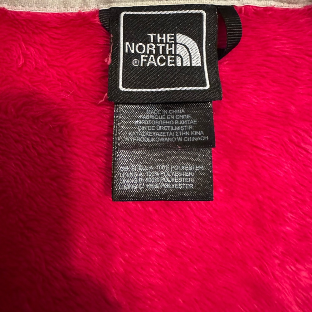 North Face Pink Fuzzy Jacket - Picture 5 of 6